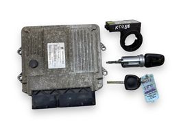 Opel Combo C Kit centralina motore ECU e serratura 55578395