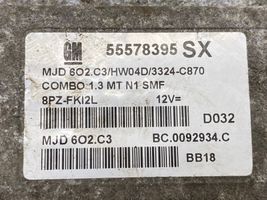 Opel Combo C Komputer / Sterownik ECU i komplet kluczy 55578395