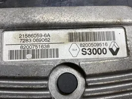 Renault Scenic I Moottorinohjausyksikön sarja ja lukkosarja 8200509516