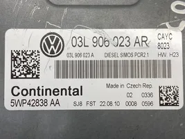 Volkswagen Touran II Komputer / Sterownik ECU i komplet kluczy 5WP42838AA