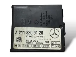 Mercedes-Benz C W203 Boîtier module alarme A2118209126