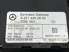 Mercedes-Benz E W211 Centralina/modulo chiusura centralizzata portiere A2114452600