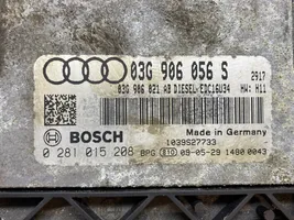 Audi A3 S3 A3 Sportback 8P Kit centralina motore ECU e serratura 03G906021AB