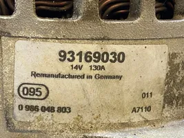 Saab 9-3 Ver2 Alternator 93169030