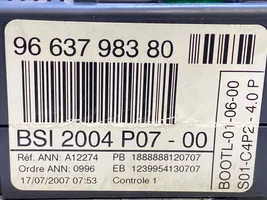 Peugeot 207 Kit calculateur ECU et verrouillage 9663193480
