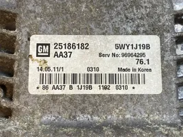 Chevrolet Cruze Komputer / Sterownik ECU i komplet kluczy 5WY1J19B