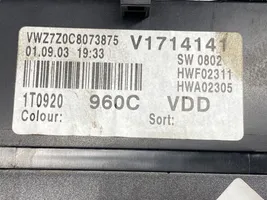 Volkswagen Touran I Juego de cerradura y set ECU del motor 03G906016AL