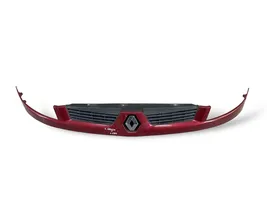 Renault Kangoo I Grille calandre supérieure de pare-chocs avant 8200150629