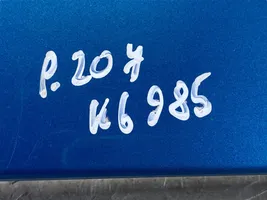 Peugeot 207 Bagāžnieka numura zīmes apgaismojuma līste 9650751477