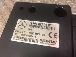 Mercedes-Benz CLC CL203 Sterownik / Moduł sterujący telefonem 2038202585