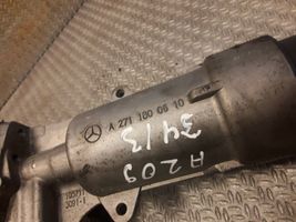Mercedes-Benz CLK A209 C209 Tepalo filtro laikiklis/ aušintuvas 2711800610