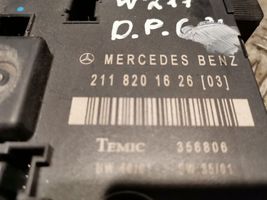 Mercedes-Benz E W211 Centralina/modulo portiere 2118201626