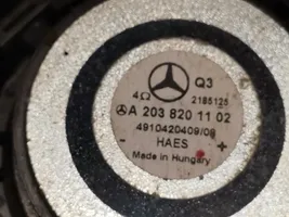 Mercedes-Benz CLK A209 C209 Haut-parleur de porte avant 2038201102