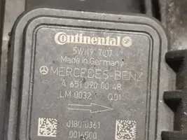 Mercedes-Benz C W204 Débitmètre d'air massique 6510900048