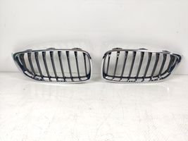 BMW 4 F32 F33 Grille calandre supérieure de pare-chocs avant 7294817