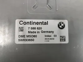 BMW 5 E60 E61 Calculateur moteur ECU 7588620