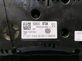 Volkswagen Golf VII Spidometrs (instrumentu panelī) 