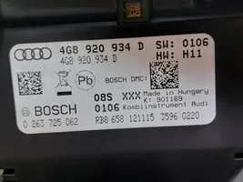 Audi A6 S6 C7 4G Geschwindigkeitsmesser Cockpit 