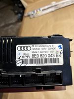 Audi A4 S4 B7 8E 8H Gaisa kondicioniera / klimata kontroles / salona apsildes vadības bloks (salonā) 8E0820043BK