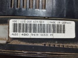 Audi A8 S8 D2 4D Compteur de vitesse tableau de bord 4D0919033M