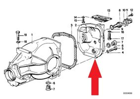 BMW 5 E28 Differenziale posteriore 33111210664