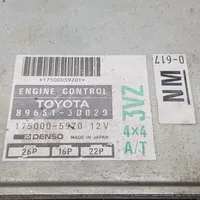 Toyota 4 Runner N120 N130 Engine control unit/module 896613D020