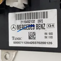 Mercedes-Benz E W211 Module de contrôle carrosserie centrale 2115452132