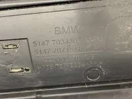 BMW 5 E60 E61 (B) Revêtement de pilier (haut) 51477034303
