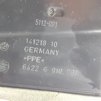 BMW 5 E60 E61 Copertura griglia di ventilazione cruscotto 5112001