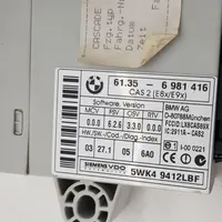 BMW 5 E60 E61 Unité de contrôle module CAS 6981416