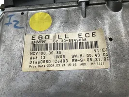 BMW 5 E60 E61 Schermo del visore a sovrimpressione 6949088