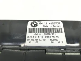 BMW 3 E46 Interruptor de control del ventilador interior 4126707