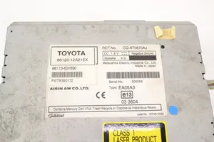 Toyota Auris 150 Radio/CD/DVD/GPS-pääyksikkö CQXT0870AJ