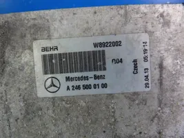 Mercedes-Benz A W176 Intercooler radiator A2465000100