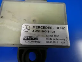 Mercedes-Benz CLA C117 X117 W117 Hehkutulpan esikuumennuksen rele A6519003203