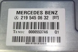 Mercedes-Benz CLS C219 Ilmajousituksen ohjainlaite/moduuli, takana 2195450632