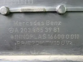 Mercedes-Benz CLC CL203 Ramka przedniej tablicy rejestracyjnej A2038853981