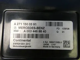 Mercedes-Benz C W204 Variklio valdymo blokas A2711500391