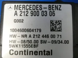 Mercedes-Benz C W204 Unité de commande / module de pompe à carburant A2129000306