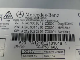 Mercedes-Benz CLA C117 X117 W117 Radio/CD/DVD/GPS-pääyksikkö A2469009312