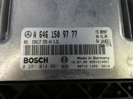 Mercedes-Benz CLC CL203 Centralina/modulo del motore A6461509777