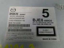 Mazda 3 II Navigācijas (GPS) sistēmas CD/DVD lasītājs BJE8-669G0
