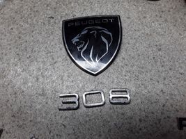 Peugeot 308 Logo, emblème de fabricant 9837100880