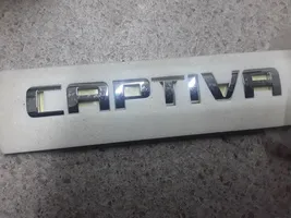Chevrolet Captiva Logo, emblème de fabricant 96448163