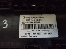 Mercedes-Benz C W203 Komfortsteuergerät Bordnetzsteuergerät 5DK00848612