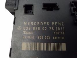 Mercedes-Benz Vito Viano W639 Durvju vadības bloks 6398200226