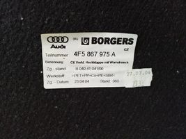 Audi A6 S6 C6 4F Set rivestimento portellone posteriore/bagagliaio 4F5867975A