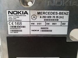 Mercedes-Benz C W203 Centralina/modulo telefono A2038207026