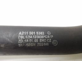 Mercedes-Benz CLS C219 Engine coolant pipe/hose A2115015382