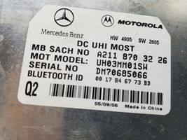 Mercedes-Benz R W251 Bluetoothin ohjainlaite/moduuli A2118703226